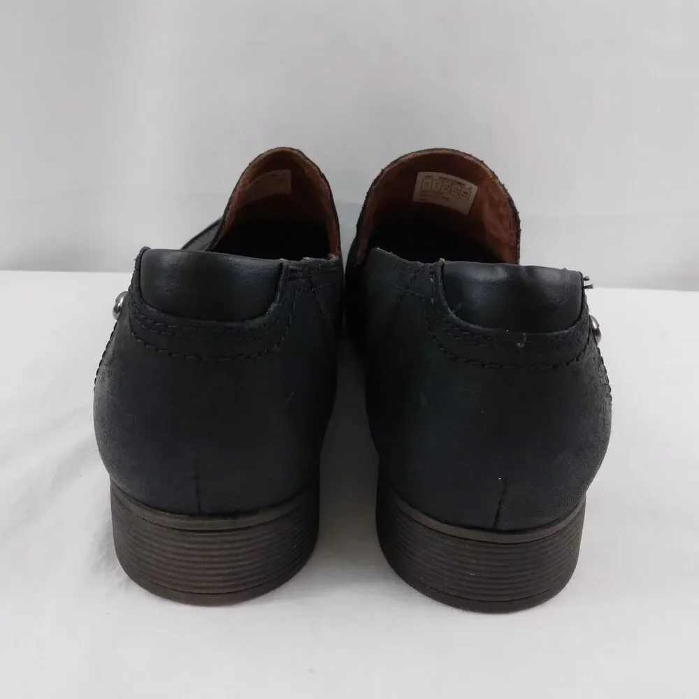 Rockport Cobb Hill Crosbie Slip On Loafer Black Leather Comfort Womens 7.5 - Picture 12 of 15